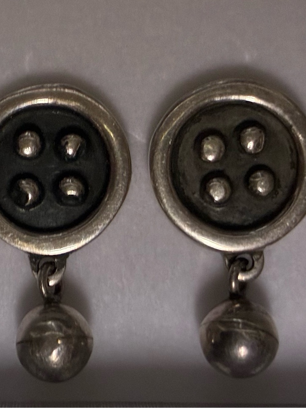 Sterling Silver marked 925 Mexico earrings